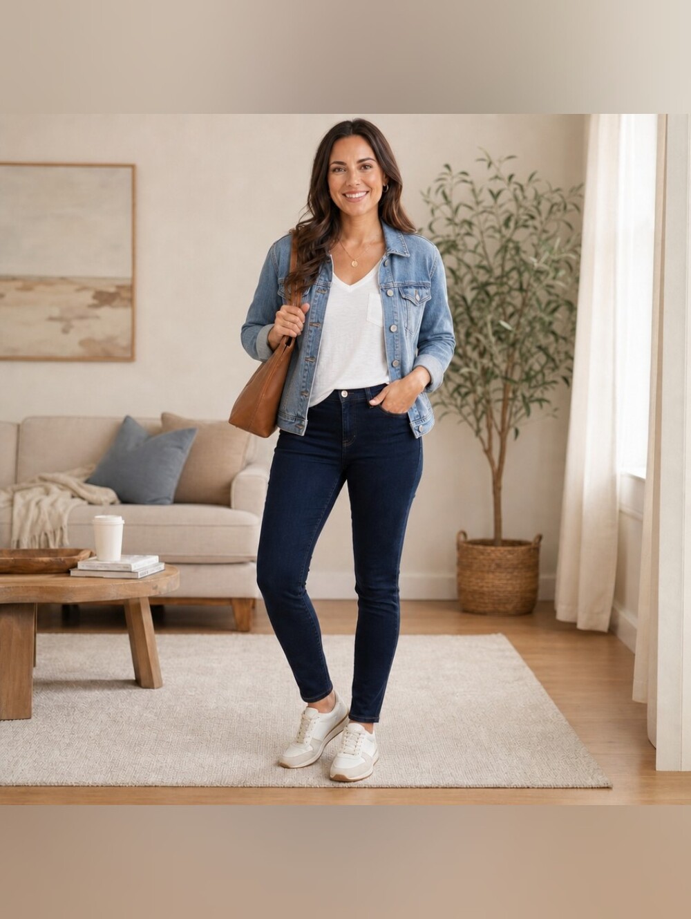 INC International Concepts Skinny Jeans in Dark Indigo Blue